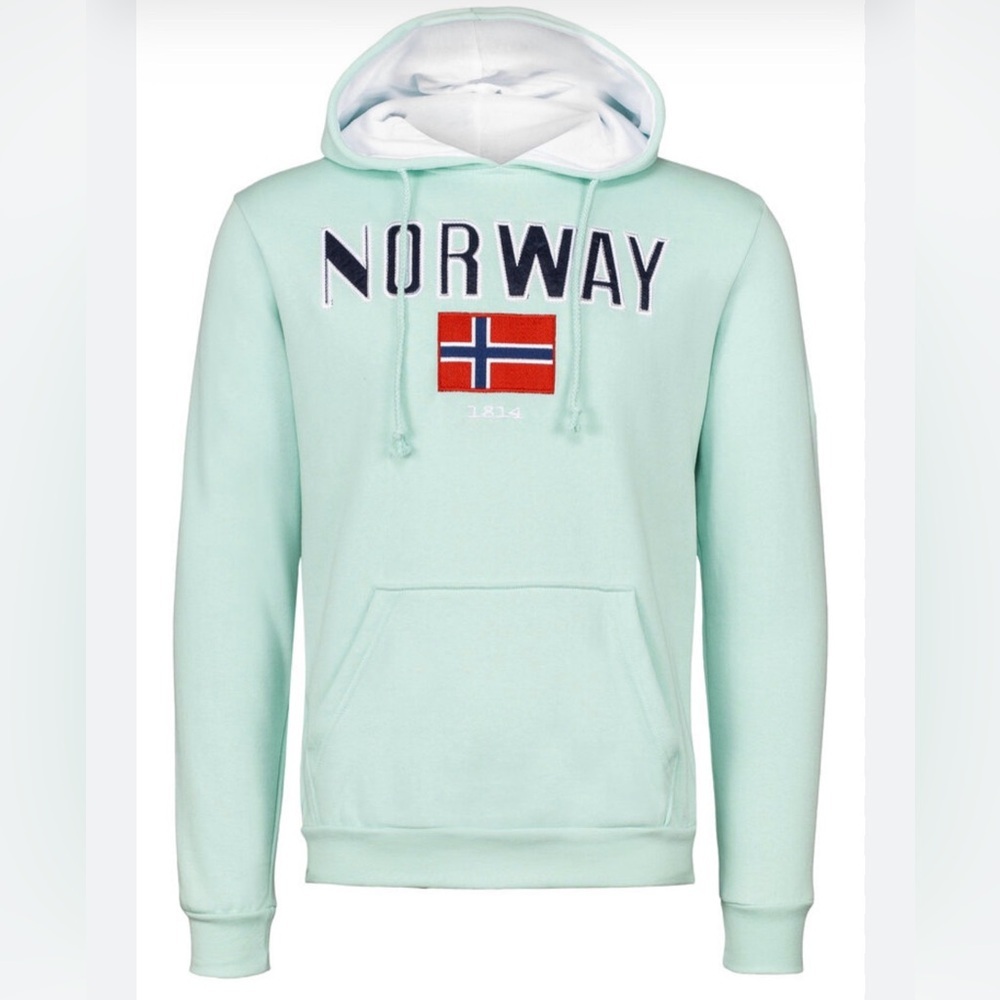 Norway hoodie light green